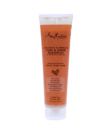 Shea Moisture Coconut and Hibiscus Curl and Shine Shampoo 10.3 Ounce