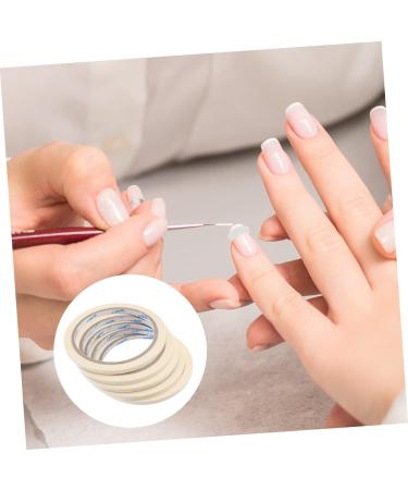 Healeved 15 Pcs Professional Masking Tape Line Nail Art Nail Tool Nail Tips Tape Nail Glue Tape Fingernail Art Tape Fingernail Tip Tape Nail Tape DIY Nail Sticker Major Decorate As Shownx3pcs mediumx3pcs - Buy Online on GoSupps.com