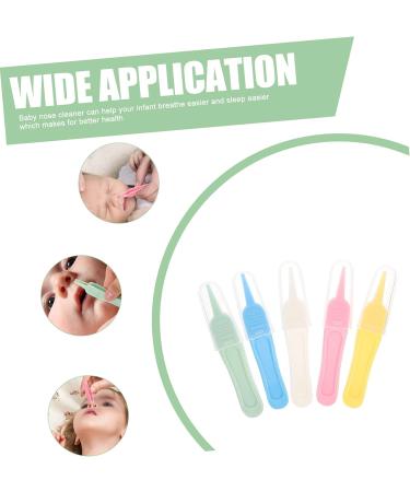 Hemoton Precision Tweezers 25-Piece Set for Baby Toiletries - Round Head Booger Clip and Stuff Cleaner in Assorted Colors - Buy Online on GoSupps.com