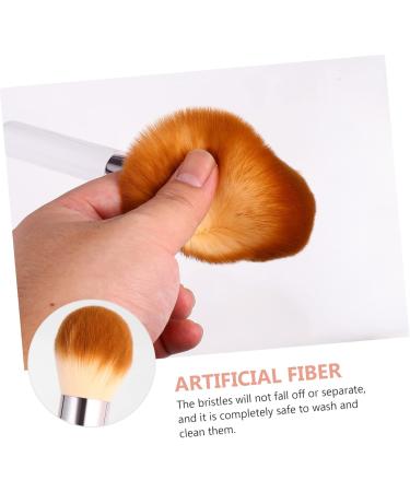 Housoutil Makeup Brush Foundation Brush Blending Makeup Foundation Empty Bottle Powder Brush Concealers Brush Blush Brush Tool Miss Wooden Handle White Fluffy - Buy Online on GoSupps.com