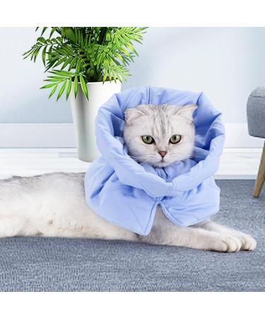 Adjustable Cat Protective Collar - Waterproof Postoperative Cone for Kittens & Cats | Leak Protection & Comfort - Buy Online on GoSupps.com