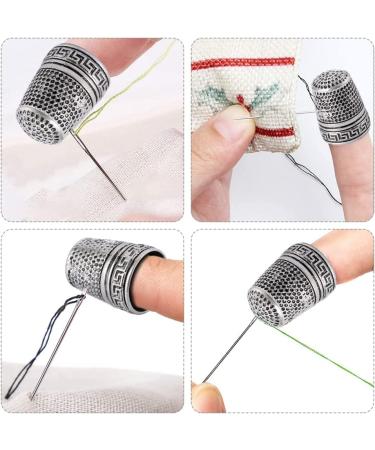Antique Metal Sewing Thimble Finger Shield Ring - DIY Sewing and Quilting Craft Accessories - Buy Online on GoSupps.com