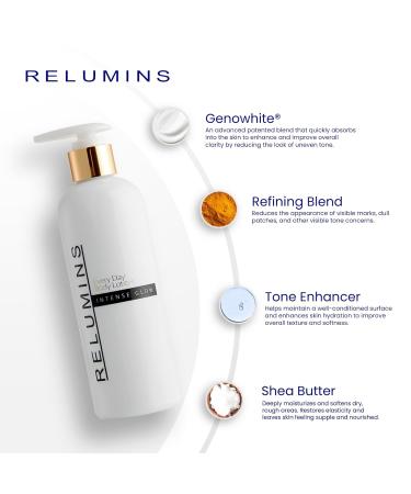 Relumins Intense Glow Every Day Body Lotion 300ml | Daily Hydrating Moisturizer for Smooth Soft Supple and Silky Skin | Lightweight Formula for All Skin Types - Buy Online on GoSupps.com