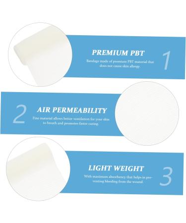Buy Milisten 6 Rolls Gauze Mesh Multi-Function Candy Leis - Ideal for Graduation & Medical Use | PBT Dressing Tape White 15cm - International Shipping Available - Buy Online on GoSupps.com