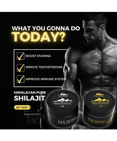 SILK ROAD ORGANICS Pure Himalayan Shilajit Resin - 30gm with Fulvic Acid and 84+ Trace Minerals | Metabolism Support, Immune System Boost, Energy & Focus | Includes Measuring Spoon - Buy Online on GoSupps.com