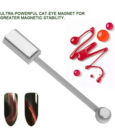 3D Cat Eye Effect Magnet Nail Gel - Double Head Manicure Tool for Magnetic Cat Eye Polish - Buy Online on GoSupps.com