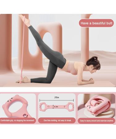 Premium Figure 8 Resistance Bands for Full Body Workout | Elastic Stretch Bands for Arms Back Legs & Shoulders | Yoga Pilates & Physical Therapy | Home Gym Equipment - Buy Online on GoSupps.com