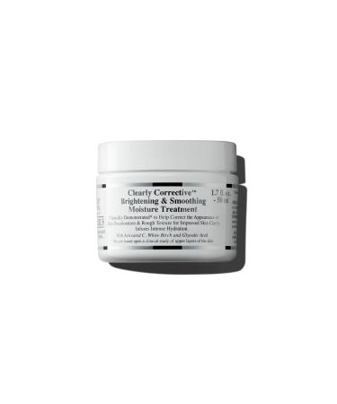 Kiehl's Clearly Corrective Brightening & Smoothing Moisture Treatment 24HR Hydrating Face Moisturizer Corrects Discoloration & Rough Texture with Vitamin C & Glycolic Acid - 1.7 fl oz