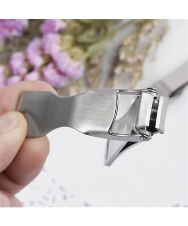 HCHGJKN Nail Clippers Professional Nail Clippers Splash-Proof Stainless Steel Wide Jaw Opening Manicure Fingernail Cutter Ingrown Toenail Scissors - Buy Online on GoSupps.com