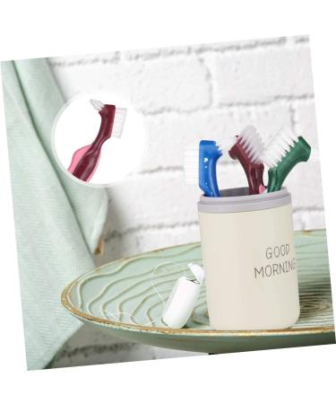 Shop Tovinanna 3-Piece Double-Headed Toothbrush for Prosthesis Care | Effective Cleaner for False Teeth - Buy Online on GoSupps.com