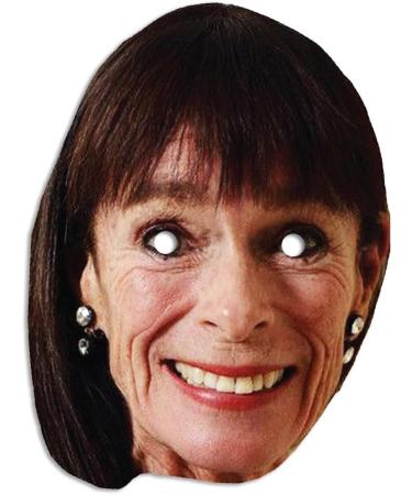 Geraldine Chaplin Mask - Prince Philip Celebrity Face Mask | The Crown On A Stick | International Shipping - Buy Online on GoSupps.com