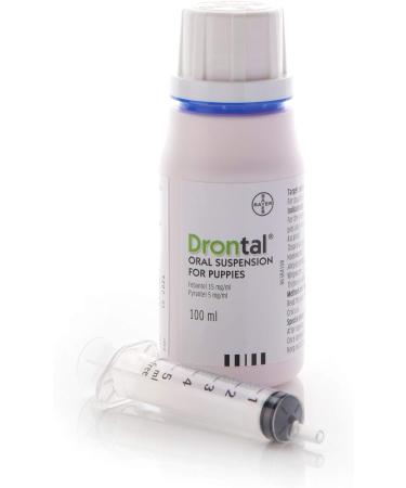 Drontal Puppy Suspension 100ml - Buy Online on GoSupps.com
