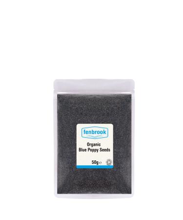 Organic Blue Poppy Seeds 50g Certified Organic by Fenbrook Organic