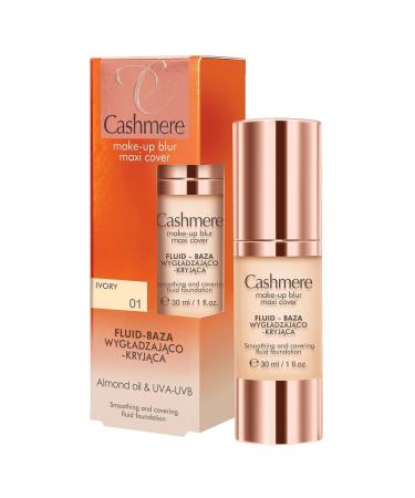 DAX CASHMERE_Cashmere MakeUp Blur Maxi Cover fluidbaza wyg adzaj cokryj ca 01 Ivory 30ml
