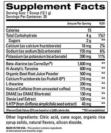 EBOOST POW Natural Pre-Workout - Tropical Punch - 20 Servings | Performance & Joint Support for Men and Women | Energy & Focus | Non-GMO & Gluten-Free - Buy Online on GoSupps.com