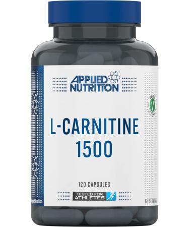 Applied Nutrition L-Carnitine 1500mg - Carnitine Supplement Premium L-Tartrate Form High Strength Energy Boost & Weight Management (120 Capsules - 60 Servings)
