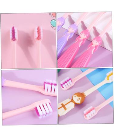 Doitool Children's Toothbrush Set - Ergonomic Manual Nylon Toothbrushes for Kids | 4 Pack Disposable Brightening Tooth Cleaning Tools - Buy Online on GoSupps.com