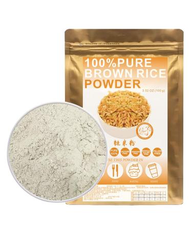 100% Pure Brown Rice Flour 100g/3.52oz farine de riz brun pour smoothies shakes p tisseries et boissons