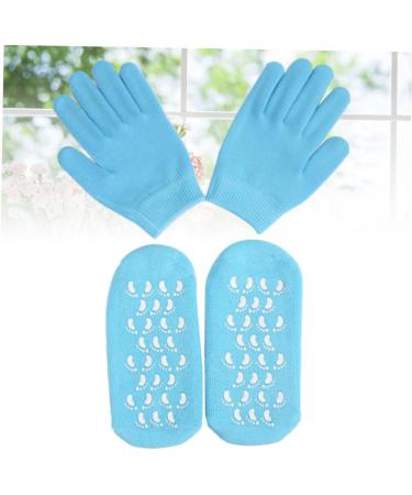 Healeved Gel Socks Moisturizing Toe Socks Moisturising Gloves Moisture Socks Gel Gloves and Socks Spa Gloves Socks for Heels Socks for Women Womens Socks Moisturizing Gloves Spa Socks Hand - Buy Online on GoSupps.com