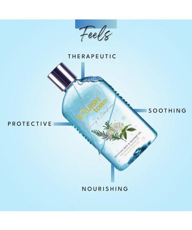 Rosemary & Elderflower Soothing Bath & Shower Gel | Luxury Vegan Aromatherapy | Natural Essential Oils | Paraben-Free | 250ml for Men & Women - Buy Online on GoSupps.com