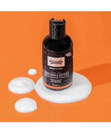 Wilkinson Sword Barber's Style Beard Wash & Softener 177ml - For Men - Buy Online on GoSupps.com
