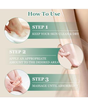 HASAIKA Dry Foot Cream Cracked Foot Cream Foot Care Creams for Feet Hands Heels Elbows and Knees to Moisturize Dry and Cracked Feet 100g - Buy Online on GoSupps.com