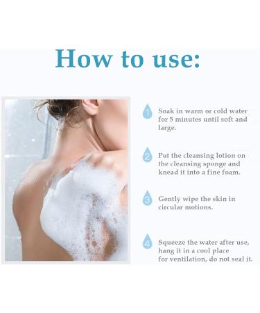 Konjac Facial Sponge Cleaner Sponge Made of Vegetable Fiber Clay Sponges for Normal Sensitive Skin Dirty Peeling Bathroom Sponge Dry Condition Long Wave (Red Clay) - Buy Online on GoSupps.com