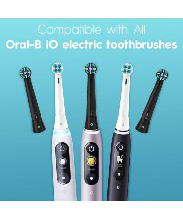 Replacement Toothbrush Heads for Oral-B iO Series - Ultimate Clean (5 Black + 5 White - Buy Online on GoSupps.com