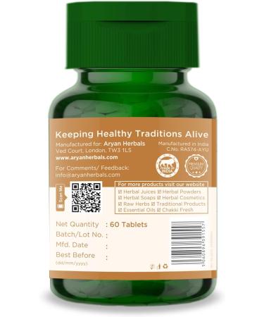 Aryan Herbals Arjuna (White Marudah) 60 Tablets of 500 MG - Buy Online on GoSupps.com