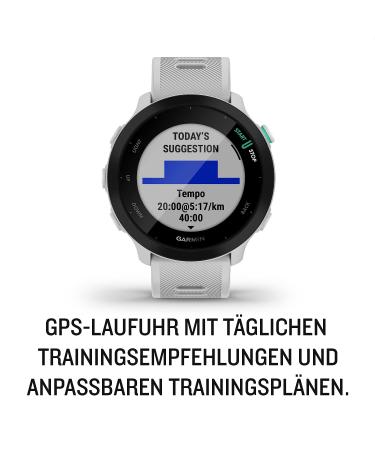 Garmin Forerunner 55 GPS Running Watch - Always-On Color Display 15+ Sports Apps 14-Day Battery Life - International Shipping Available - Buy Online on GoSupps.com