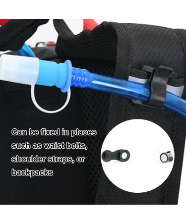 Buy Magnetic Tube Clip - Removable Drinking Bag Clamp & Tactical Hose Holder for Camping & Hiking - Black - Buy Online on GoSupps.com