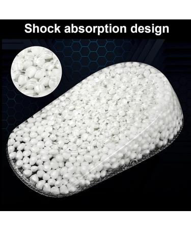 Premium Orthopedic Heel Lift Pair - 1.0 Inch Black Half Insole for Heel Pain and Leg Length Discrepancies - Buy Online on GoSupps.com