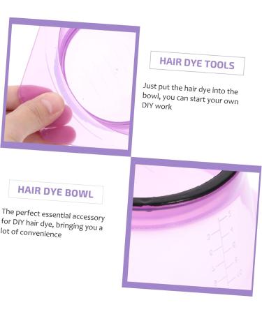 DOITOOL Bol De Teinture Pour Cheveux Transparent 2 Pi ces Taille Moyenne En Plastique Lavable R utilisable Outil De Salon De Coiffure Pour Coloration Professionnelle Et Usage Domestique - Buy Online on GoSupps.com