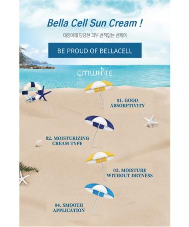 Buy BELLA CELL Sun Cream Set - Korean K-Beauty Cosmetic (2.68 oz) | International Shipping Available - Buy Online on GoSupps.com
