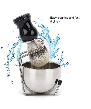 Professional 3PCS Shaving Set - Beard Brush Razor Bowl & Stand | Premium Beard Care Kit for Men - International Shipping - Buy Online on GoSupps.com