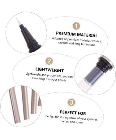 Mipcase 4pcs Eyeliner Empty Eyeliner Pencil Liquid Eyeliner Pen Makeup Tubes Fine Brush Straight Liquid - Buy Online on GoSupps.com