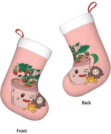 YYHHAOFA Sunflower Seeds and Strawberries Pattern Christmas Decorative Stockings : Soft Light and Tactile Suitable for Christmas Holiday Party - Buy Online on GoSupps.com