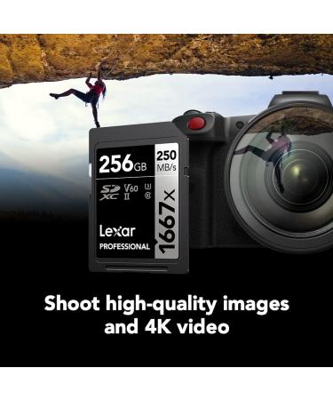 Lexar Professional 1667x 256GB SDXC UHS-II Cards (2-Pack) - Up To 250MB/s Read Speed - Ideal for Photographers, Videographers, and Enthusiasts - Buy Online on GoSupps.com