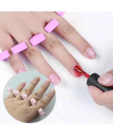 Sponge Toe Separators - 24 Pcs Toe Dividers for Manicure & Pedicure - Nail Art Spacer for Men and Women - Beauty Accessories (Random Color) - Buy Online on GoSupps.com