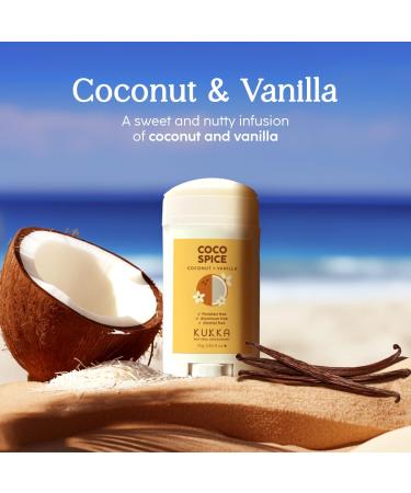 Deodorant For Both Women and Men - 2.65 Fl Oz - 100% Pure Natural Aluminum Free Alcohol & Paraben Free Long Lasting Whole Body Coconut Vanilla 2.65 Fl Oz (Pack of 1) - Buy Online on GoSupps.com