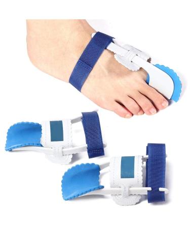 2-Piece Bunion Corrector & Hallux Valgus Separator - Toe Smoothing Foot Care Pads for Night Use - Buy Online on GoSupps.com