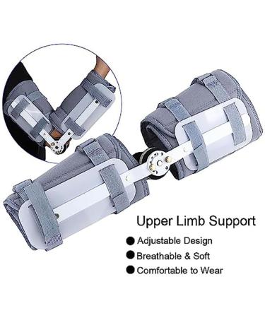 HKFGSHOP Joint elbow orthosis elbow support for fixing elbow joints adjustment angle 60180 degrees comfortable and breathable fabric for fixing the arm after surgery - Buy Online on GoSupps.com