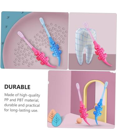 Buy Tovinanna 8-Pack Cartoon Animal Toothbrushes Eco-Friendly Wooden Kids Toothbrushes for Brightening & Oral Care - Buy Online on GoSupps.com