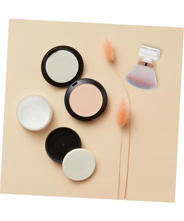 Housoutil the face Mushroom head small powder brush Foundation Brush cosmetics tools makeup powder makeup brush for powder face blush brush artificial fiber flat tool - Buy Online on GoSupps.com