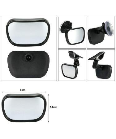 Vawcornic Shatterproof Rear Seat Mirror for Baby - 360 Swiveling Car Rearview Mirror Compatible with Most Vehicles - Buy Online on GoSupps.com