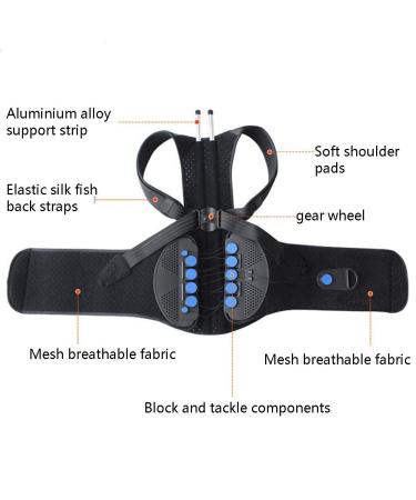 Posture Corrector Back Support Belt Hunchback correction with children and adults sitting upright posture back spine orthopedic device for men and women (Size : XL) favorite gift lofty ambition - Buy Online on GoSupps.com