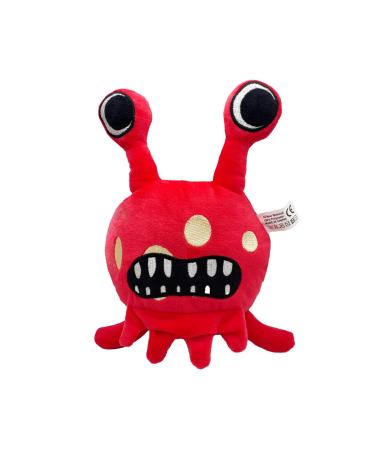Garten of Banban 3 Plush Toys 10 inches Banban Horror Game Plush Toy Garden of BanBan Plush Gift for Fans and Child (Big Eyes) Red-b