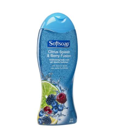 Softsoap Splash and Berry Fusion Moisturizing Body Wash Citrus 18 Fl Oz