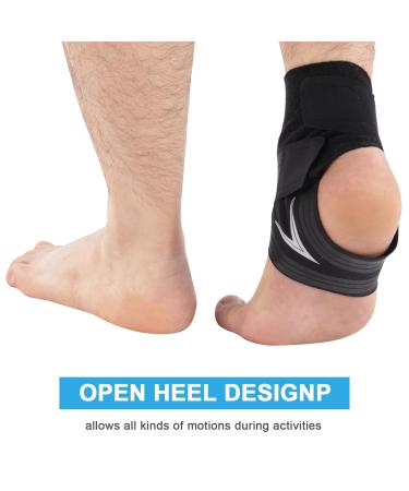 Proiron Adjustable Ankle Bandage | Comfortable Foot Joint Protection for Men & Women - Size L - Buy Online on GoSupps.com