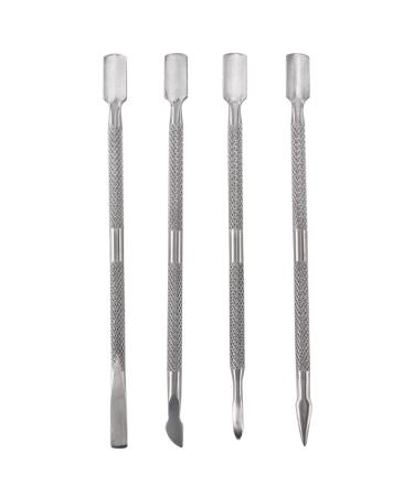 Bonkshire UV Gel Tool Nail Art Cuticle Trimmer (4 Pieces Silver)